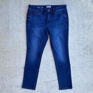 women’s sonoma super soft stretch mid rise skinny jeans size 12S dark wash